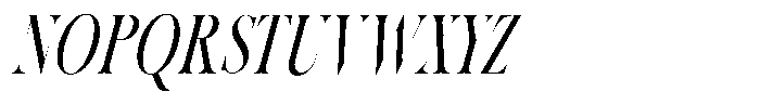 Native Designer Italic Font UPPERCASE