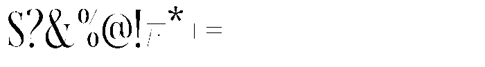 Native Designer Regular Font OTHER CHARS