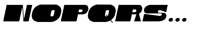 Native Letter Oblique Font UPPERCASE