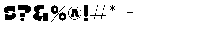 Native Letter Regular Font OTHER CHARS