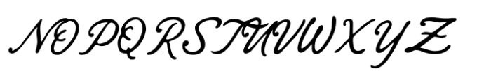 Native Record Script Font UPPERCASE