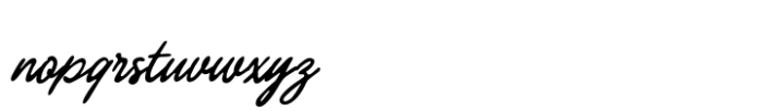 Native Record Script Font LOWERCASE
