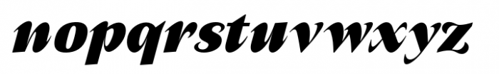 Native Txt Black Italic Italic Font LOWERCASE