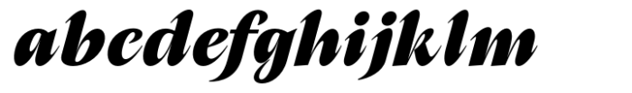 Native Txt Extra Bold Italic Italic Font LOWERCASE