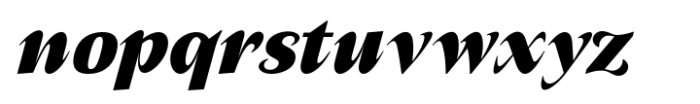 Native Txt Extra Bold Italic Italic Font LOWERCASE