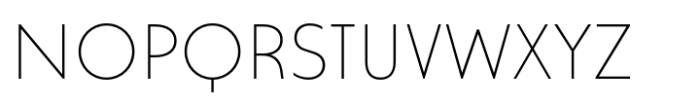 Natom Pro Title Extra Light Font LOWERCASE