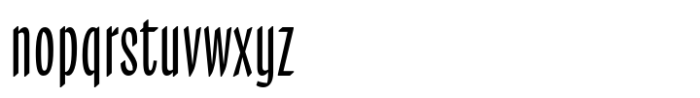 Natri Condensed Regular Font LOWERCASE