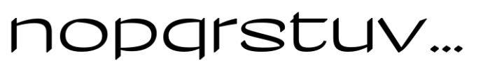 Natri Extended Regular Font LOWERCASE