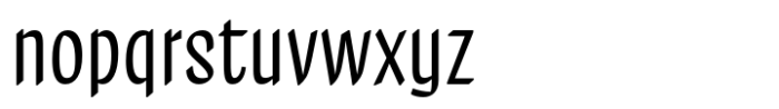 Natri Narrow Regular Font LOWERCASE