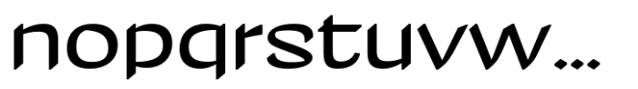 Natri Semi Extended Medium Font LOWERCASE