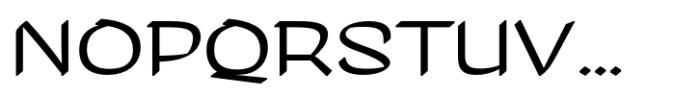 Natri Semi Extended Regular Font UPPERCASE