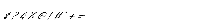 Natural Butter Italic Font OTHER CHARS