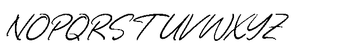 Natural Butter Italic Font UPPERCASE
