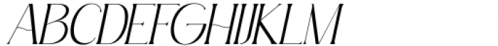 Natural Cadence Italic Font UPPERCASE