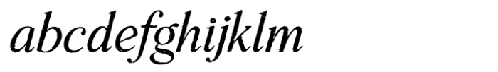 Natural Comforts Italic FONT
