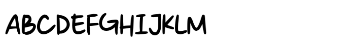 Natural Handmade Regular Font UPPERCASE