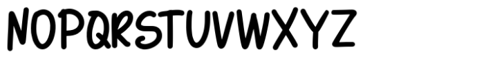 Natural Lovely Regular Font UPPERCASE