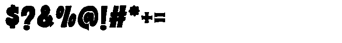 Natural Mistic  Display Regular Font OTHER CHARS