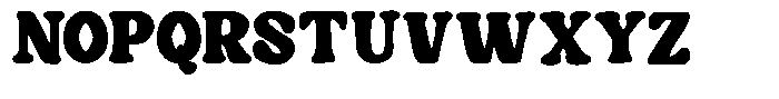 Natural Mistic  Display Regular Font UPPERCASE