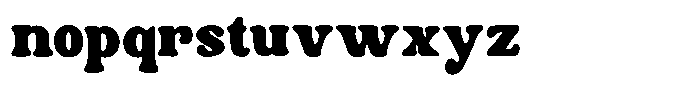 Natural Mistic  Display Regular Font LOWERCASE
