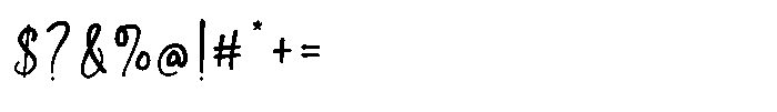 Natural Pastel Font OTHER CHARS