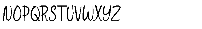 Natural Pastel Font UPPERCASE