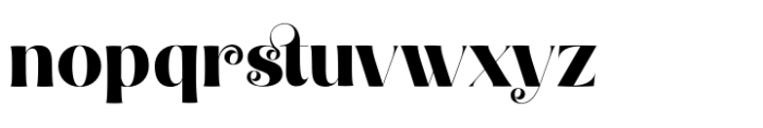 Natural Royale Regular Font LOWERCASE