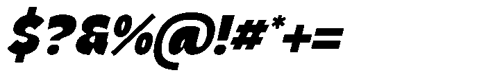 Natural Sage Italic Font OTHER CHARS