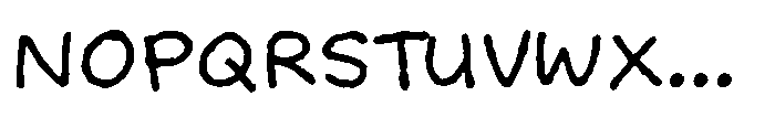 Natural Scriptura Regular Font UPPERCASE