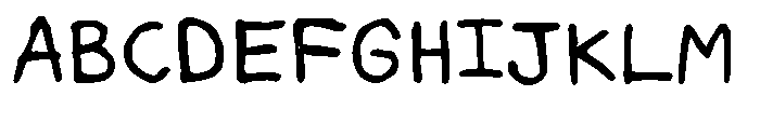 Natural Scriptura Two Regular Font UPPERCASE