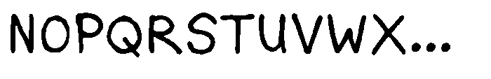 Natural Scriptura Two Regular Font UPPERCASE