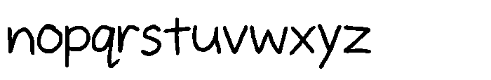 Natural Scriptura Two Regular Font LOWERCASE