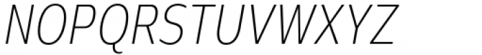 Nauman Neue Condensed Light Italic Font UPPERCASE