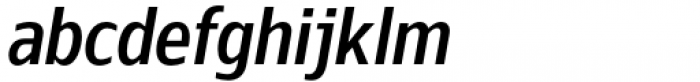 Nauman Neue Condensed Medium Italic Font LOWERCASE