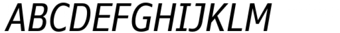 Nauman Neue Condensed Regular Italic Font UPPERCASE