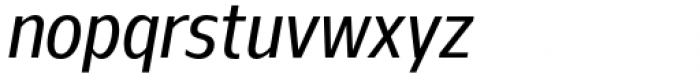 Nauman Neue Condensed Regular Italic Font LOWERCASE