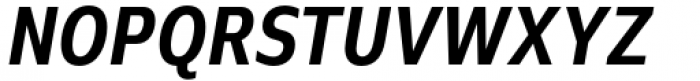Nauman Neue Condensed Semi Bold Italic Font UPPERCASE