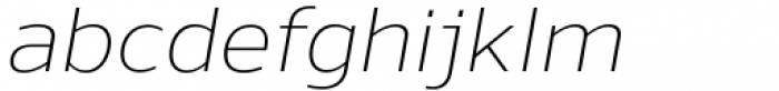 Nauman Neue Light Italic Font LOWERCASE