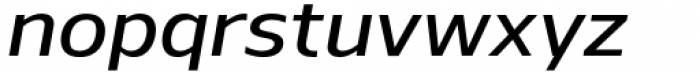 Nauman Neue Medium Italic Font LOWERCASE