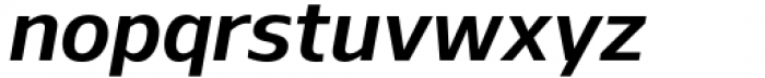 Nauman Neue Sm Condensed Semi Bold Italic Font LOWERCASE