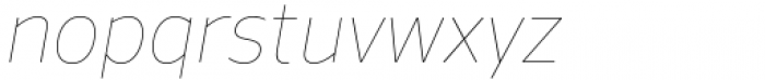 Nauman Neue Sm Condensed Thin Italic Font LOWERCASE