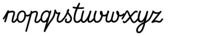 Nauticus Script Bold Font LOWERCASE