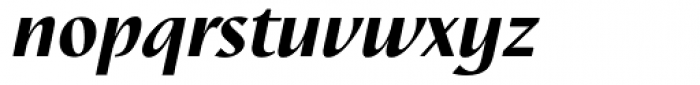 Nautilus Black Italic Font LOWERCASE