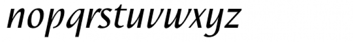 Nautilus Italic Font LOWERCASE