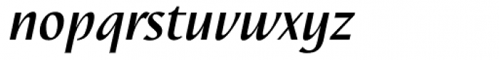 Nautilus Medium Italic Font LOWERCASE