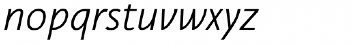 Nautilus Monoline Pro Light Italic Font LOWERCASE