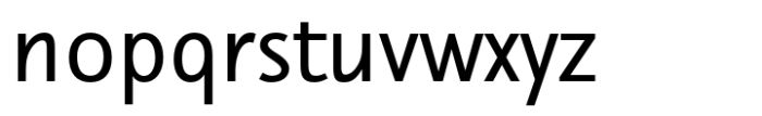 Nautilus Monoline Regular Font LOWERCASE