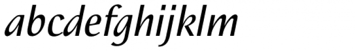 Nautilus Text Pro Italic Font LOWERCASE