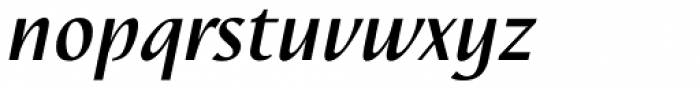 Nautilus Text Pro Medium Italic Font LOWERCASE