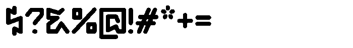 Navex Bold Font OTHER CHARS